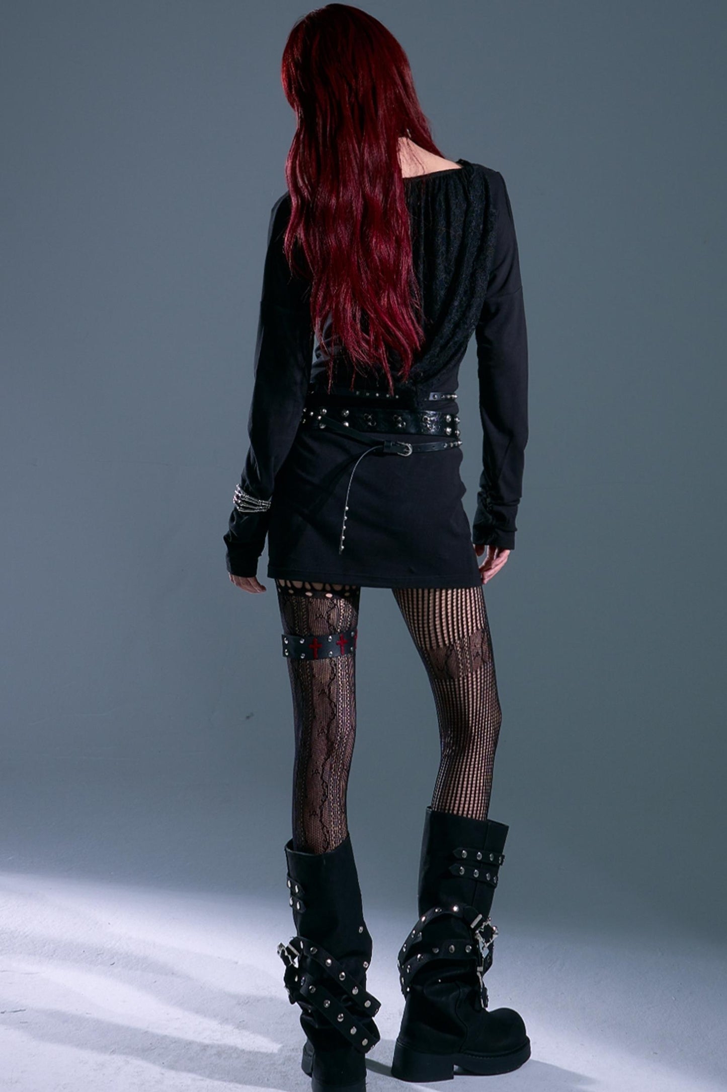 Punk Swing Lace Dress