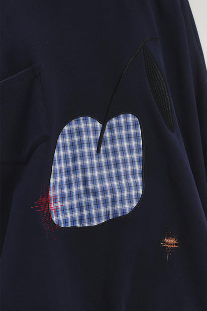 Patchwork Embroidery Sweatshirt