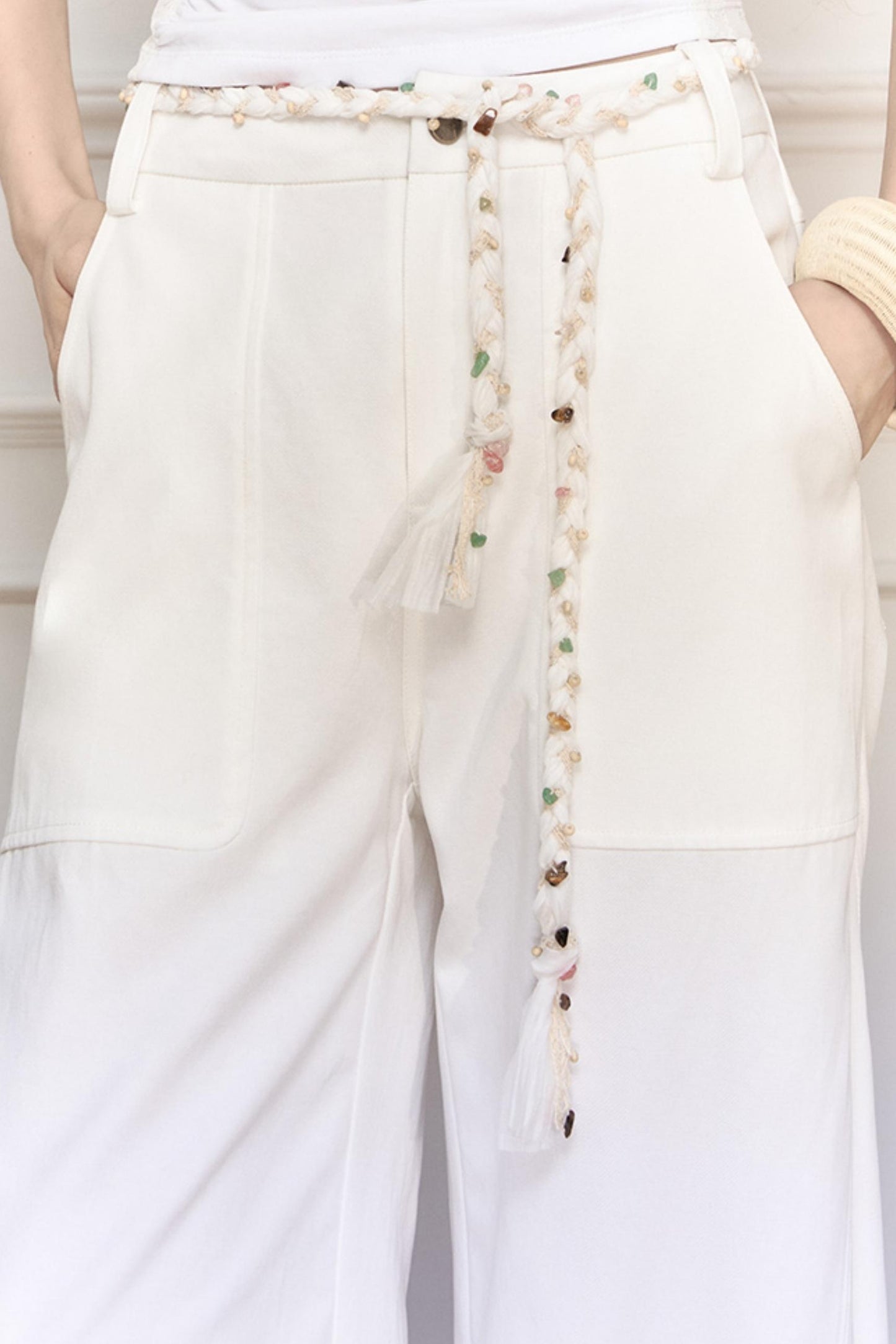 Irregular Gemstone Waist Chain
