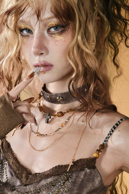 Gilded Snake Choker