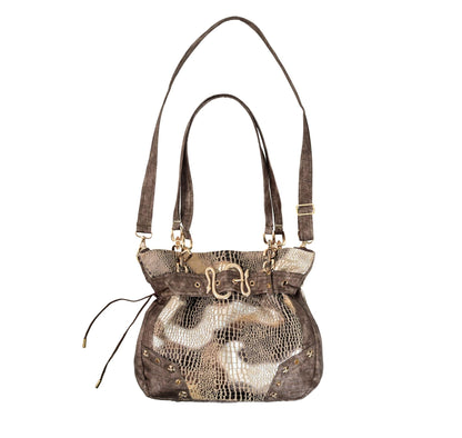 Snake Print Armpit Bag