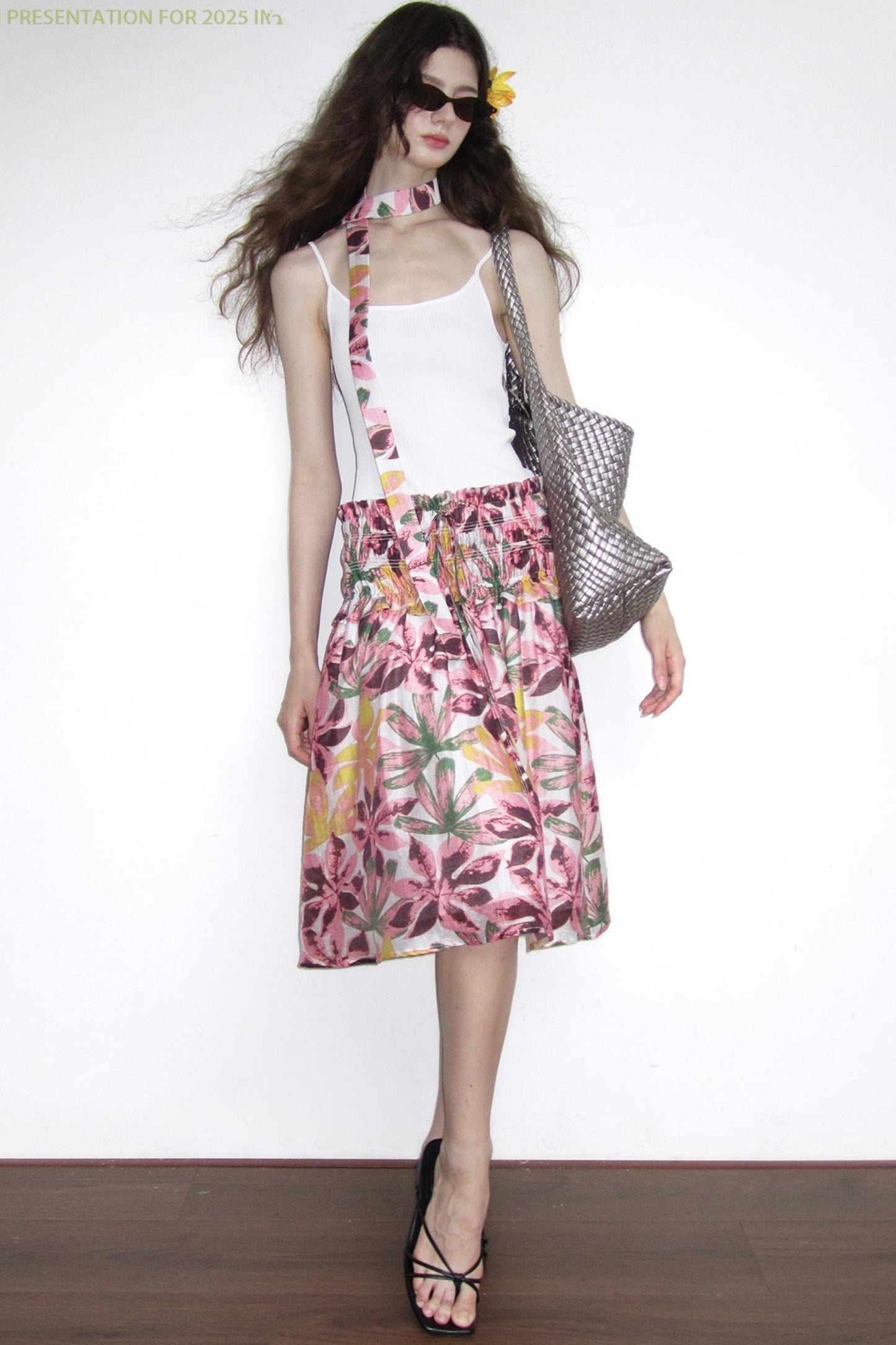 Vintage Garden Tencel Hemp Skirt