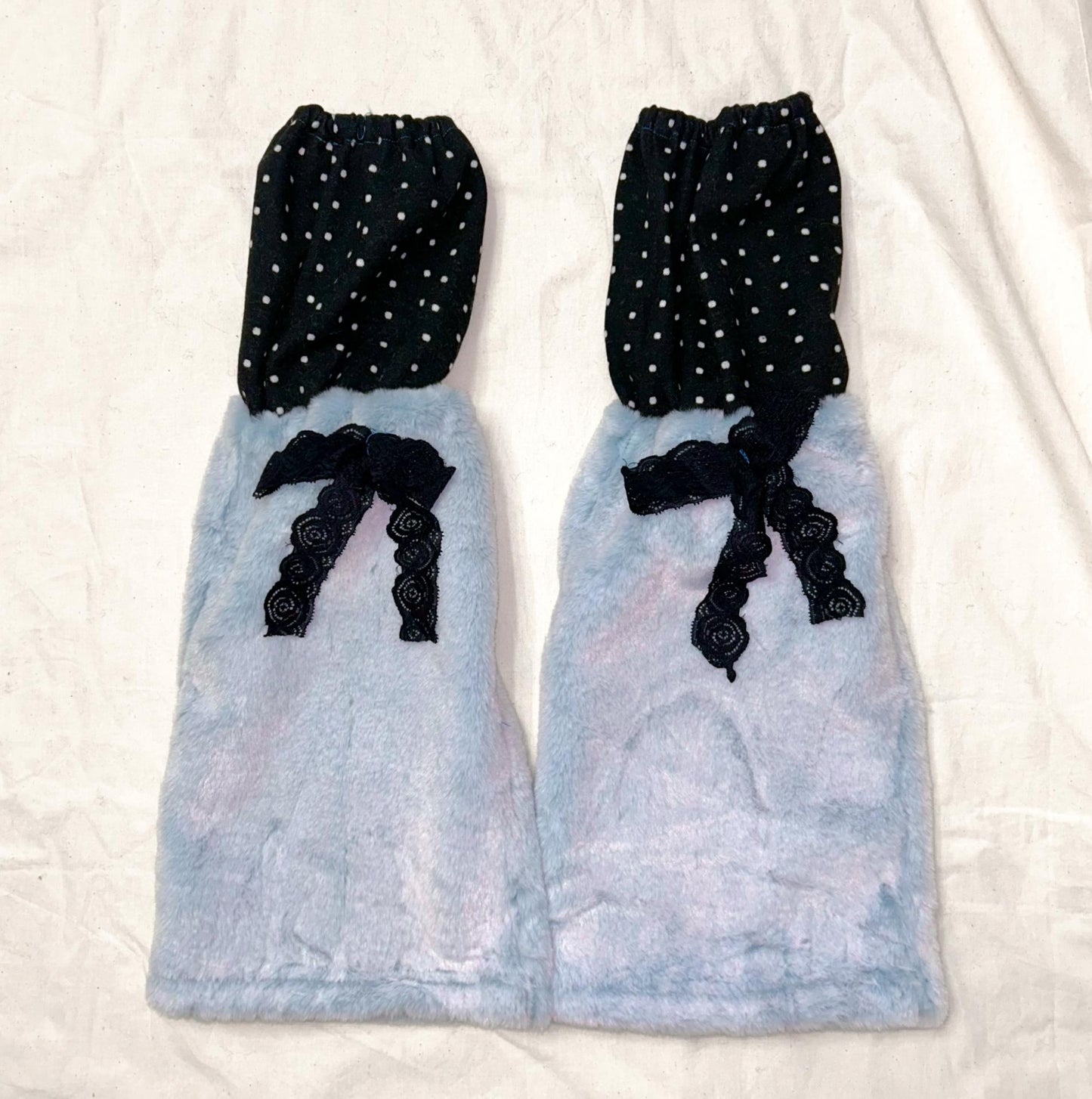 Plush Polka Dot Socks Cover