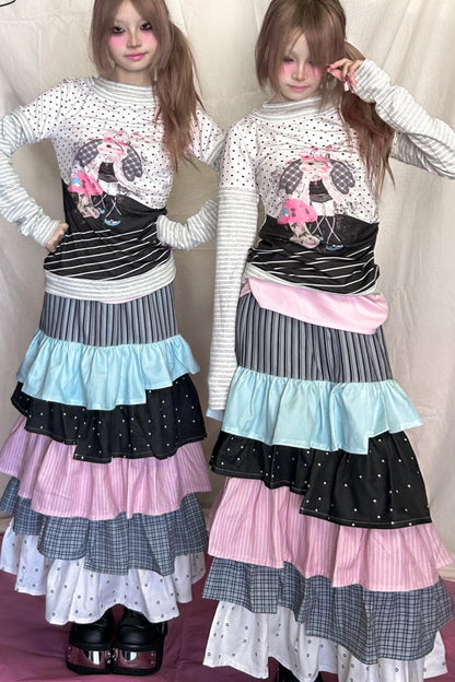 Angel Cream Cake Skirt