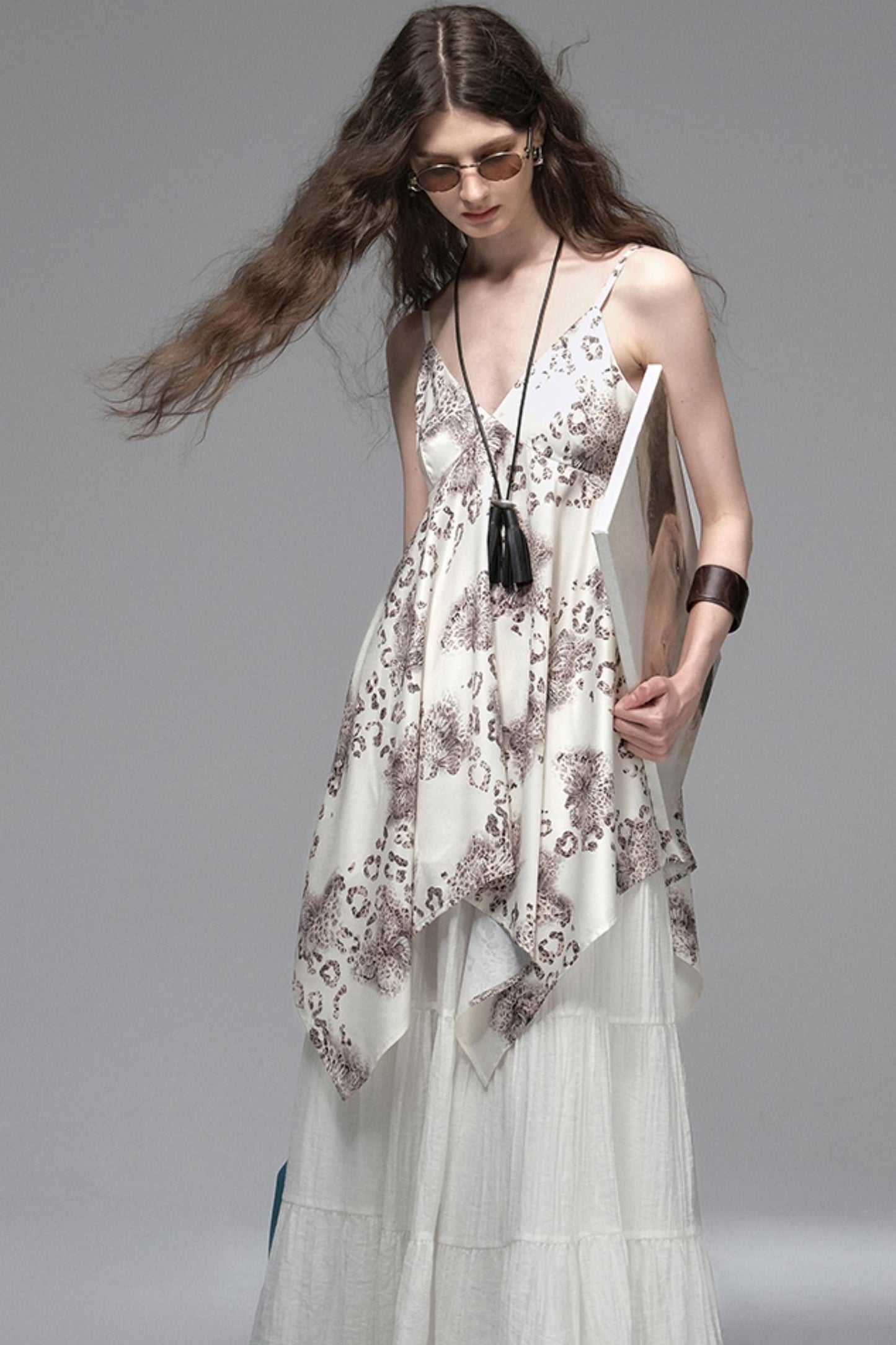 Bronze Leopard Skirt Camisole