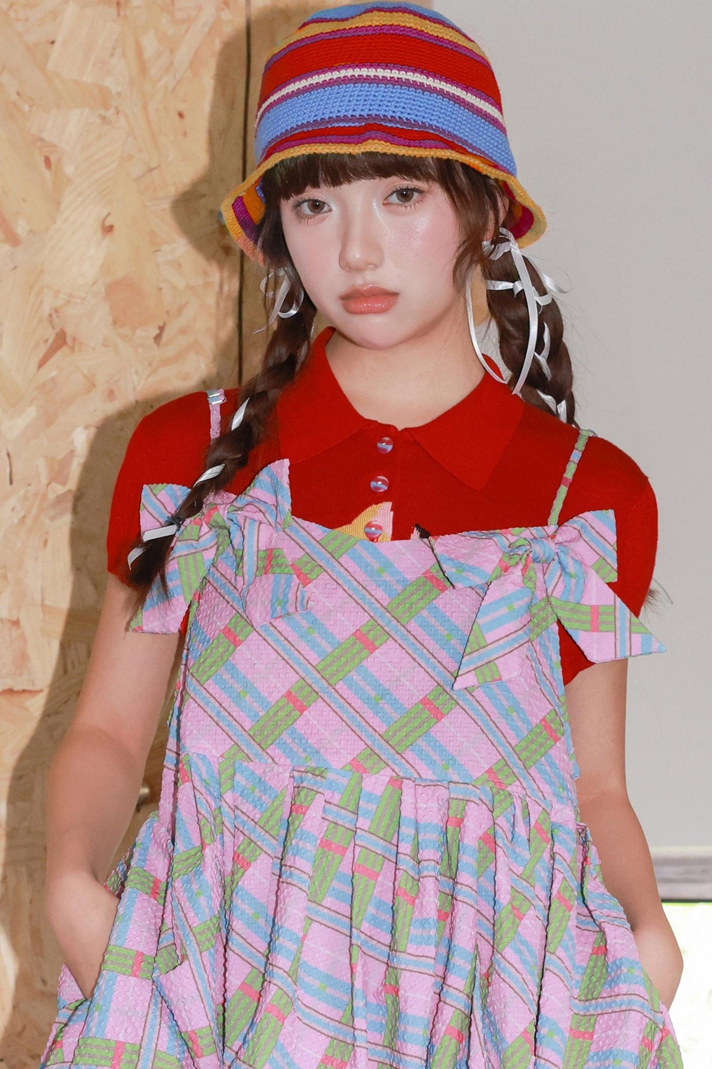 Colorful Stripe Crochet Hat