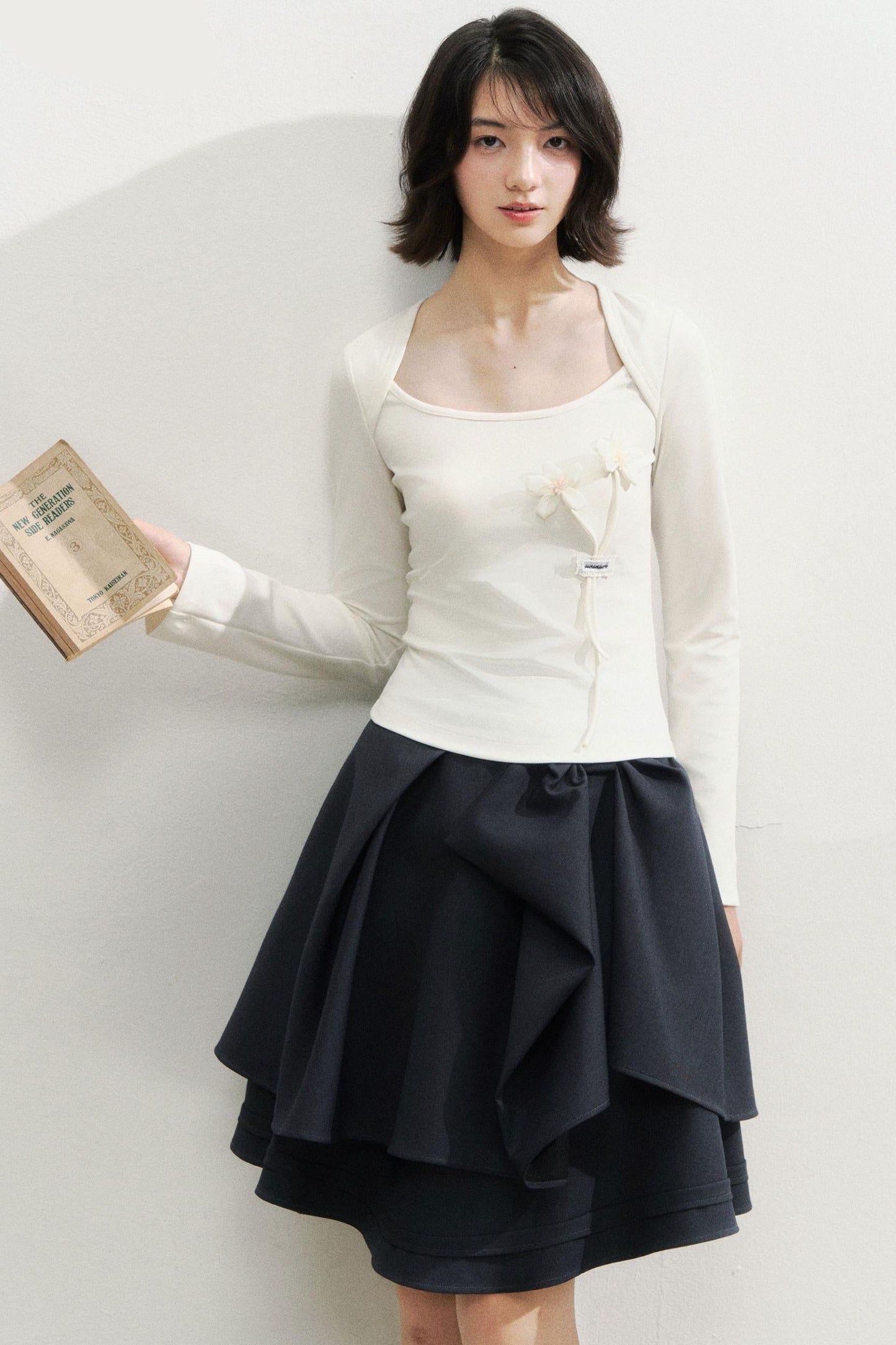 Vintage Bow Design Skirt