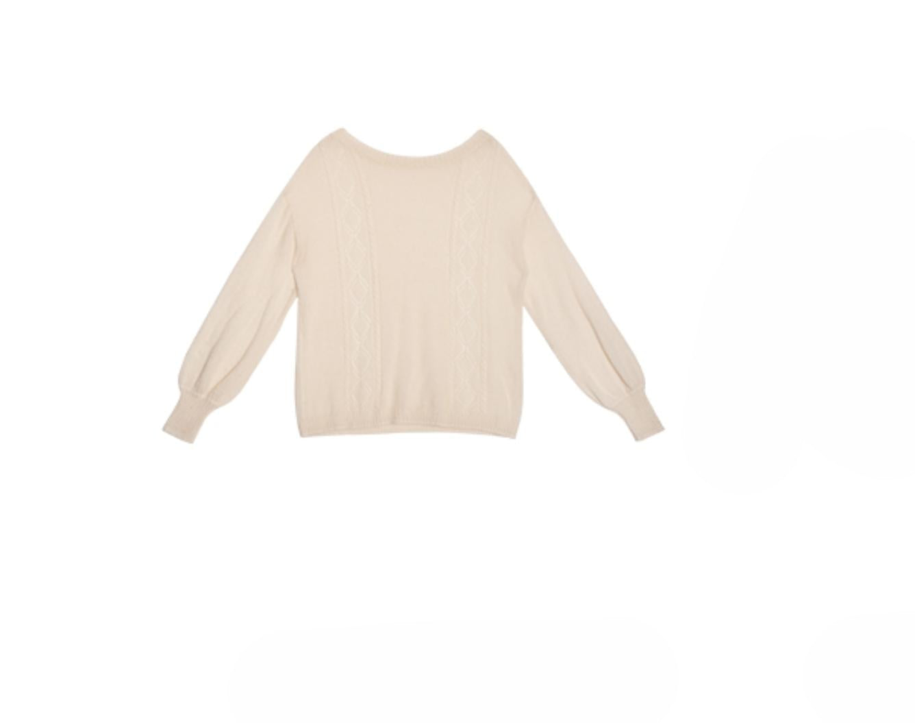 Soft Mist Bat Sleeve Sweater