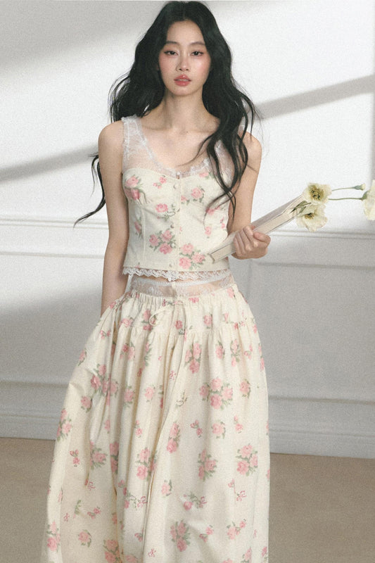 Fit Lace Detail Strap Top