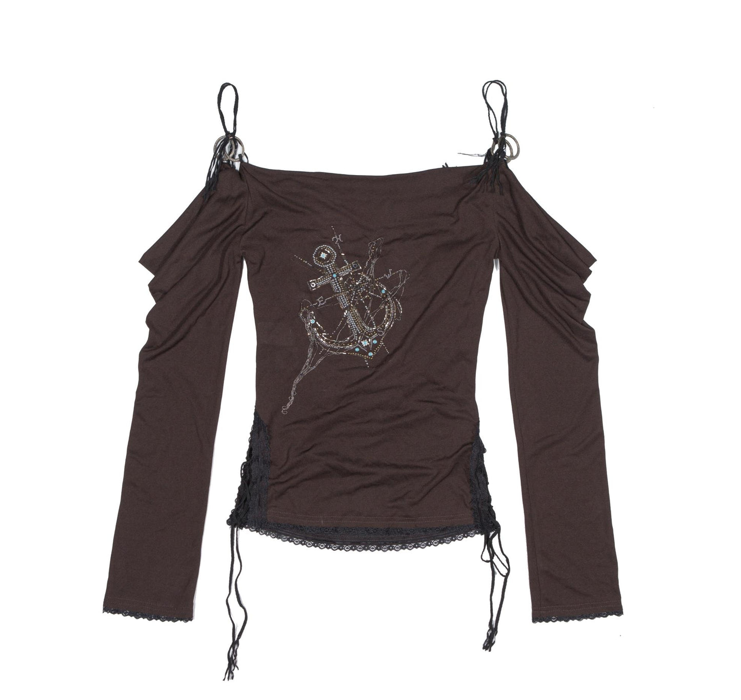 Retro Strapless Sunscreen T-Shirt