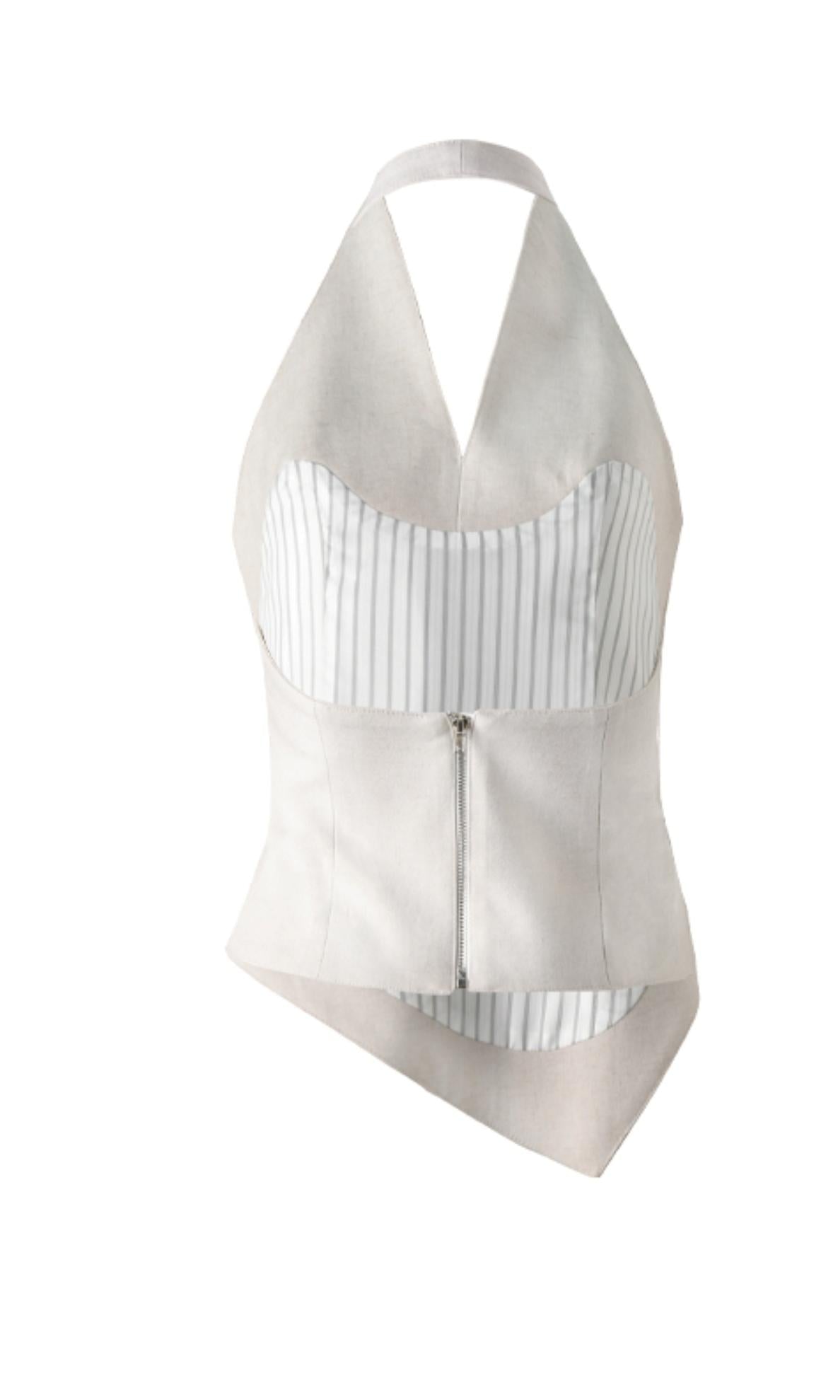 Apricot Scimitar Trouser Vest Set-Up