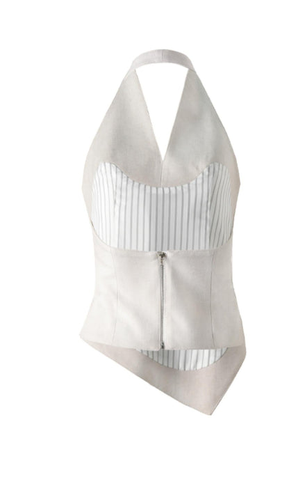 Apricot Scimitar Trouser Vest Set-Up