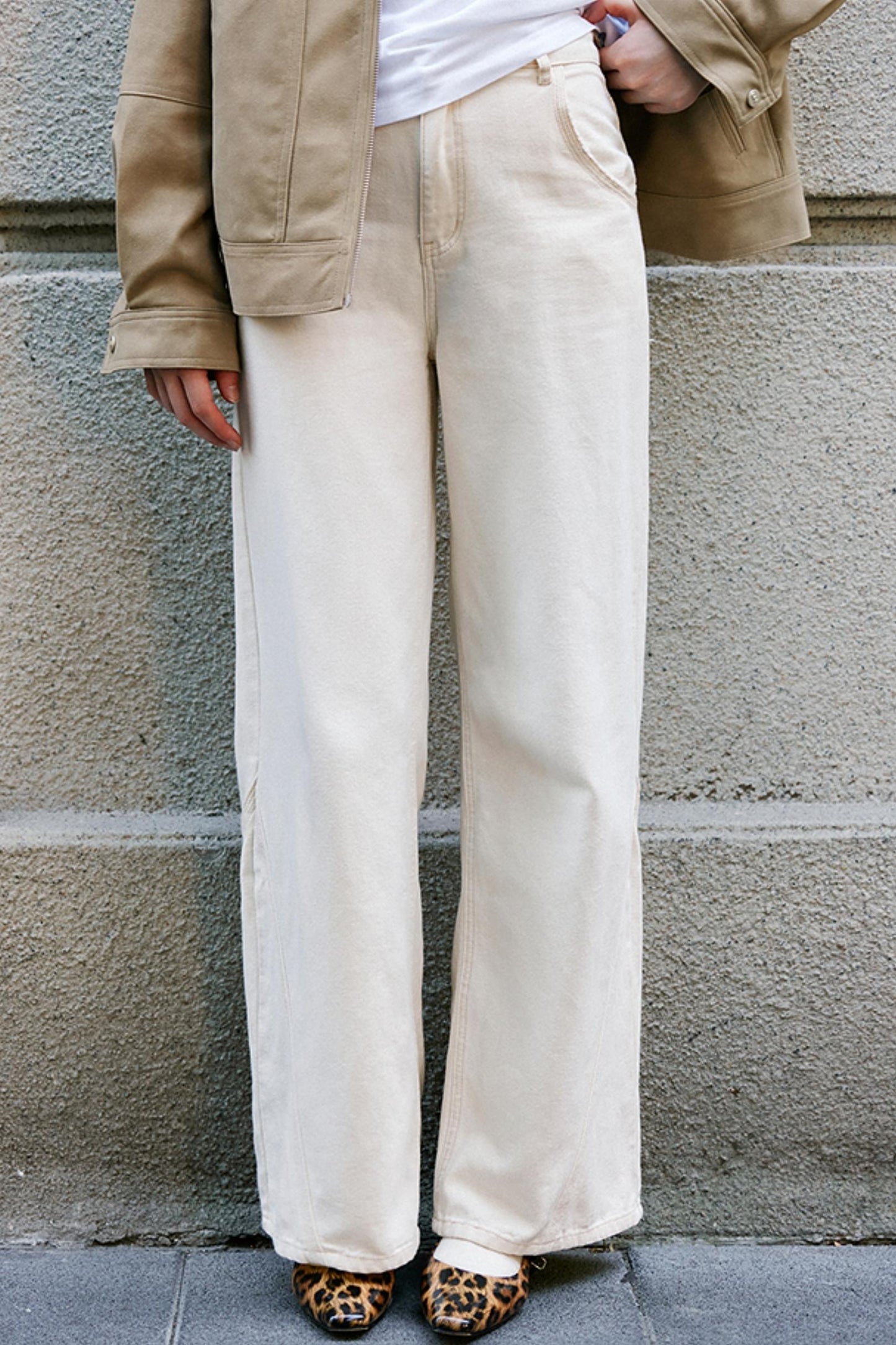 White Distressed Jeans