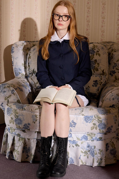 Vintage Doll Collar Suit Set-Up