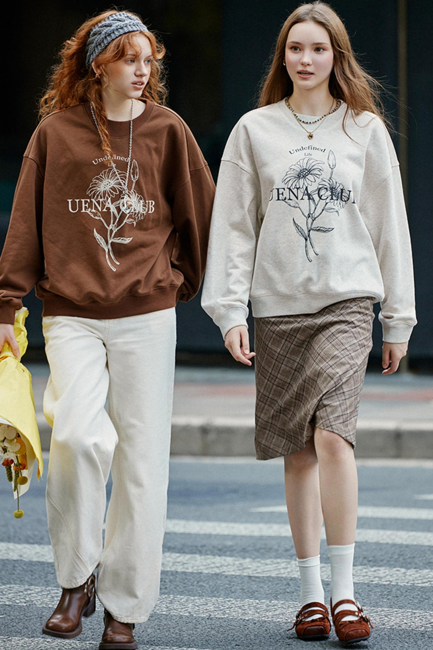 Vintage Flower Crewneck Sweatshirt