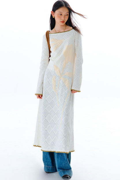 Original Cliff Flower Knit Dress