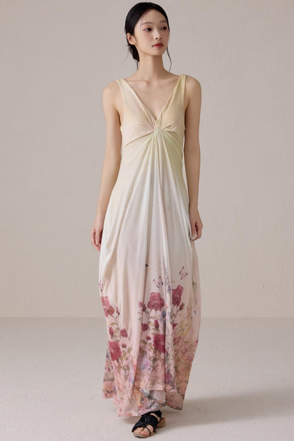 Moonlit Jacquard Dress