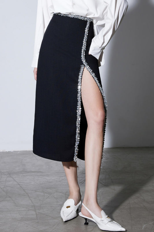 Structured Sequin High-end Skirt