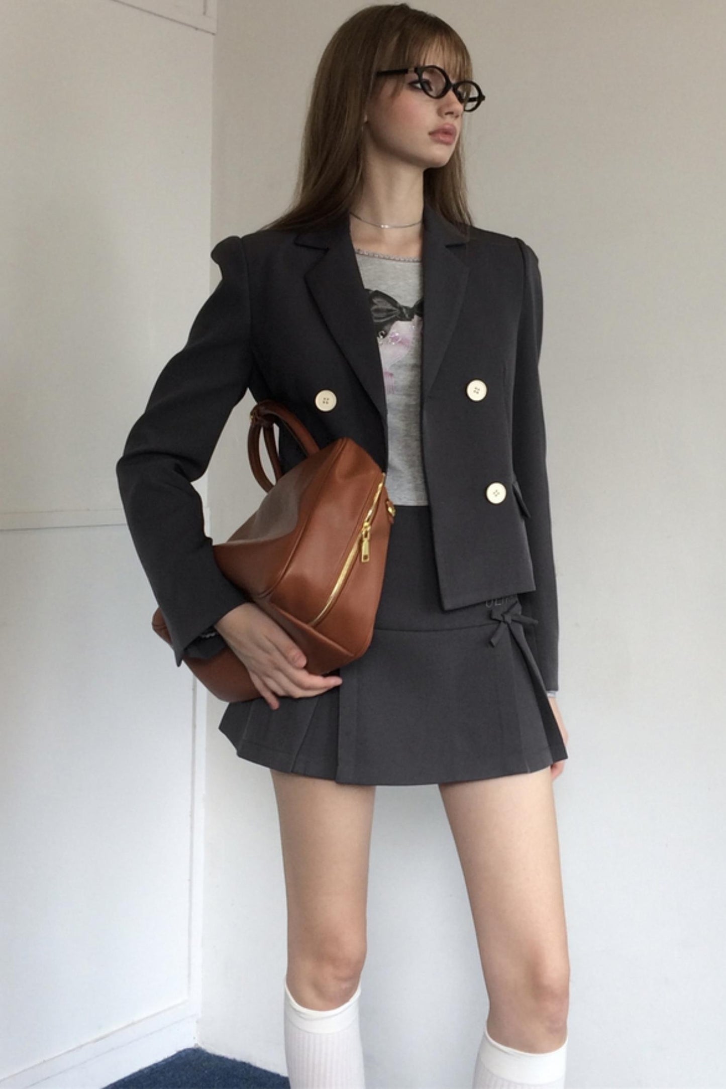 Vintage Gray Blazer