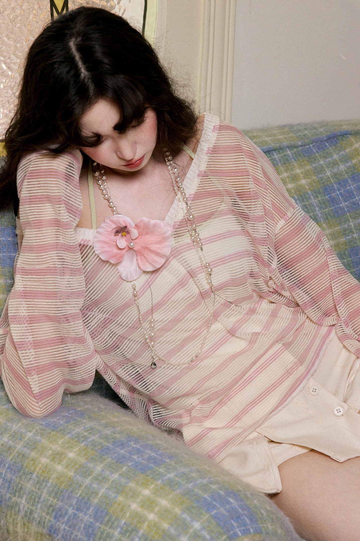 Bohemian Striped Blouse Set-Up