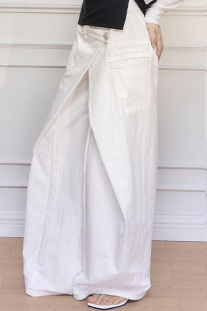Yuan Sand Wide-Leg Pants