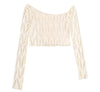 Abito smock bianco intero
