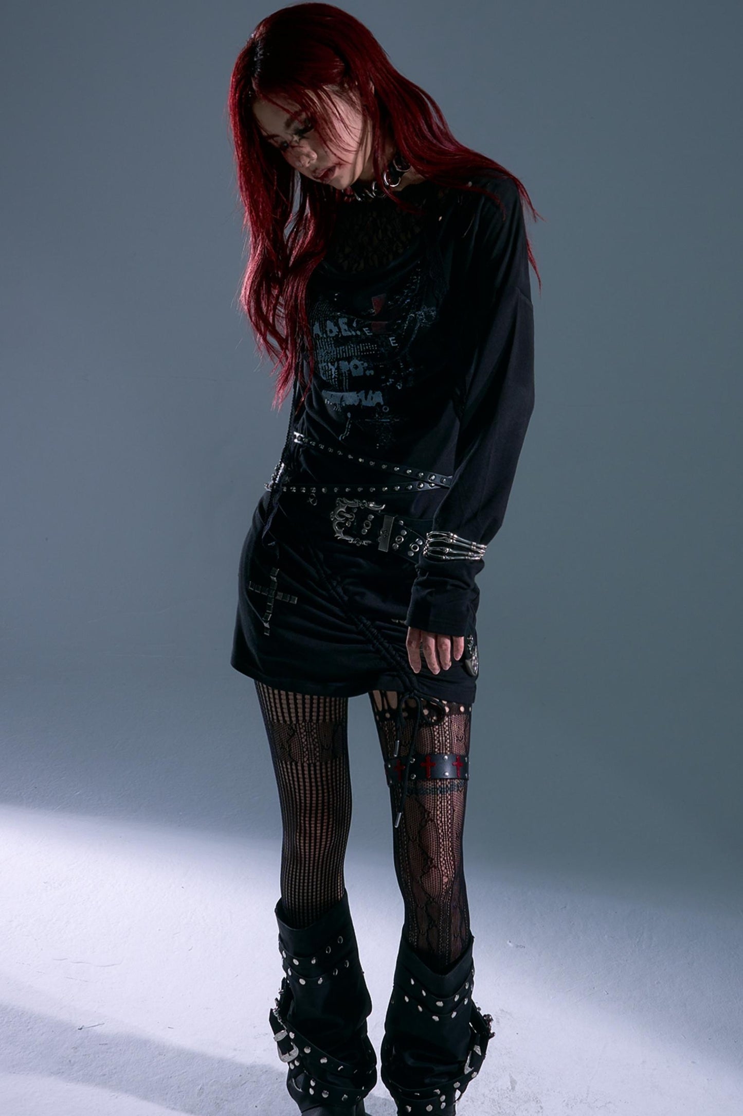 Punk Swing Lace Dress