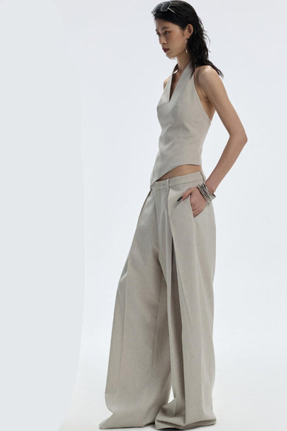 Apricot Scimitar Trouser Vest Set-Up