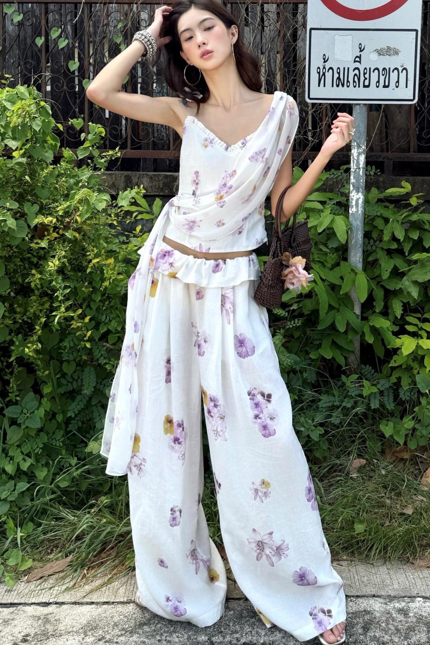 Breeze Chiffon Wide Leg Set-Up