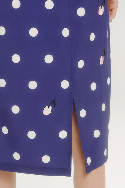 Cherry Polka Dot Skirt
