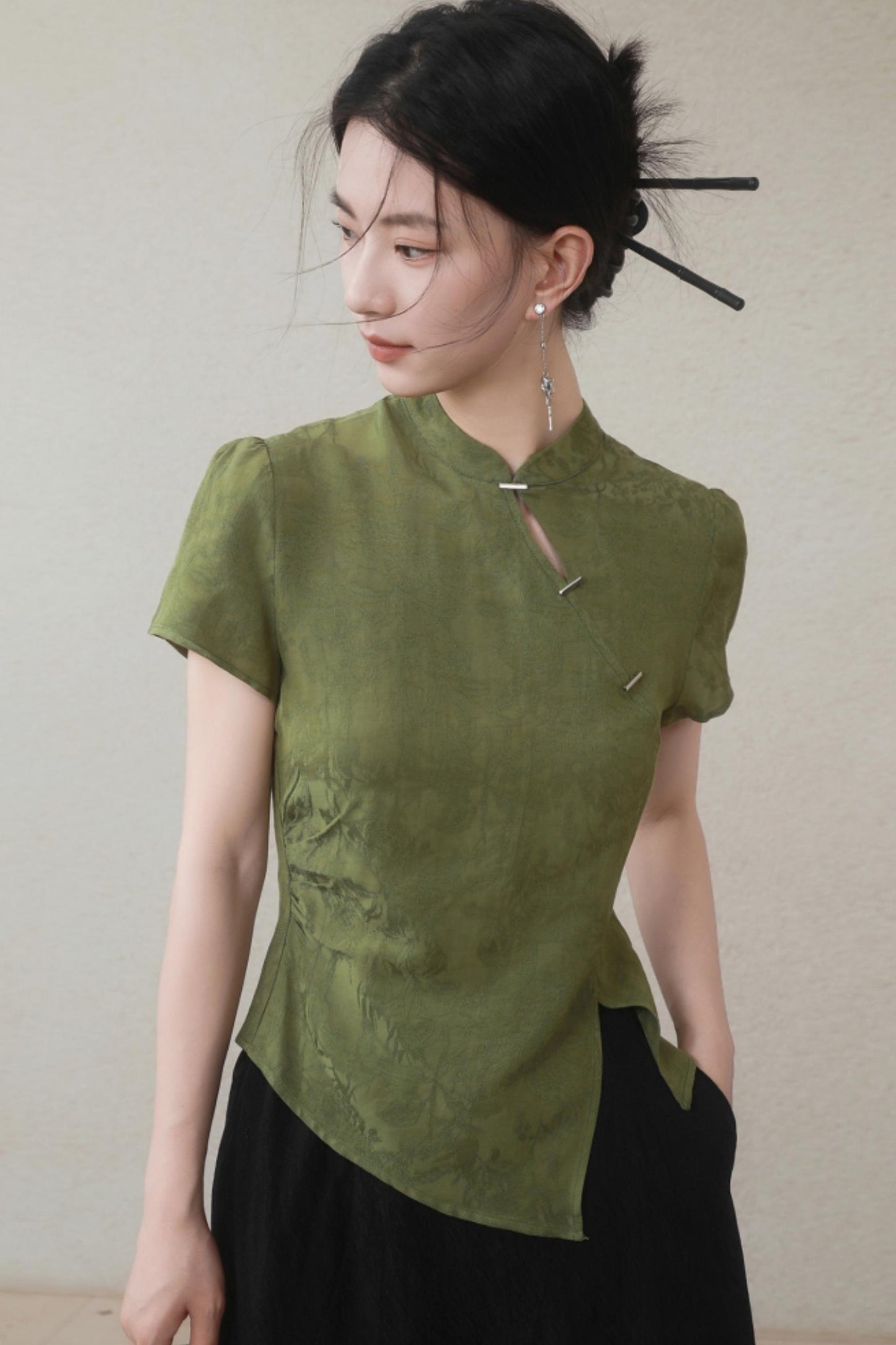 Summer Green Tea Top