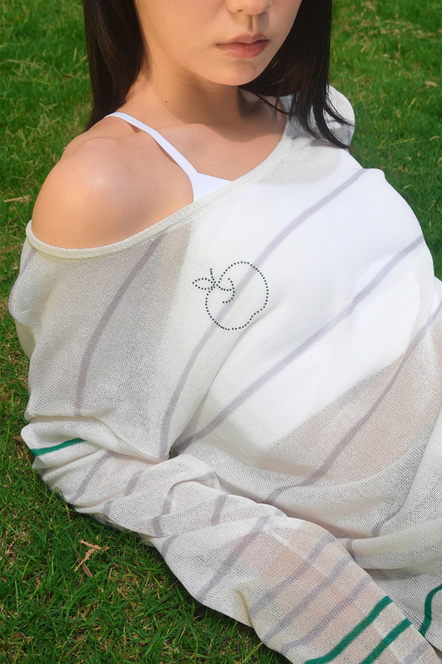 Striped Apple Hoodie