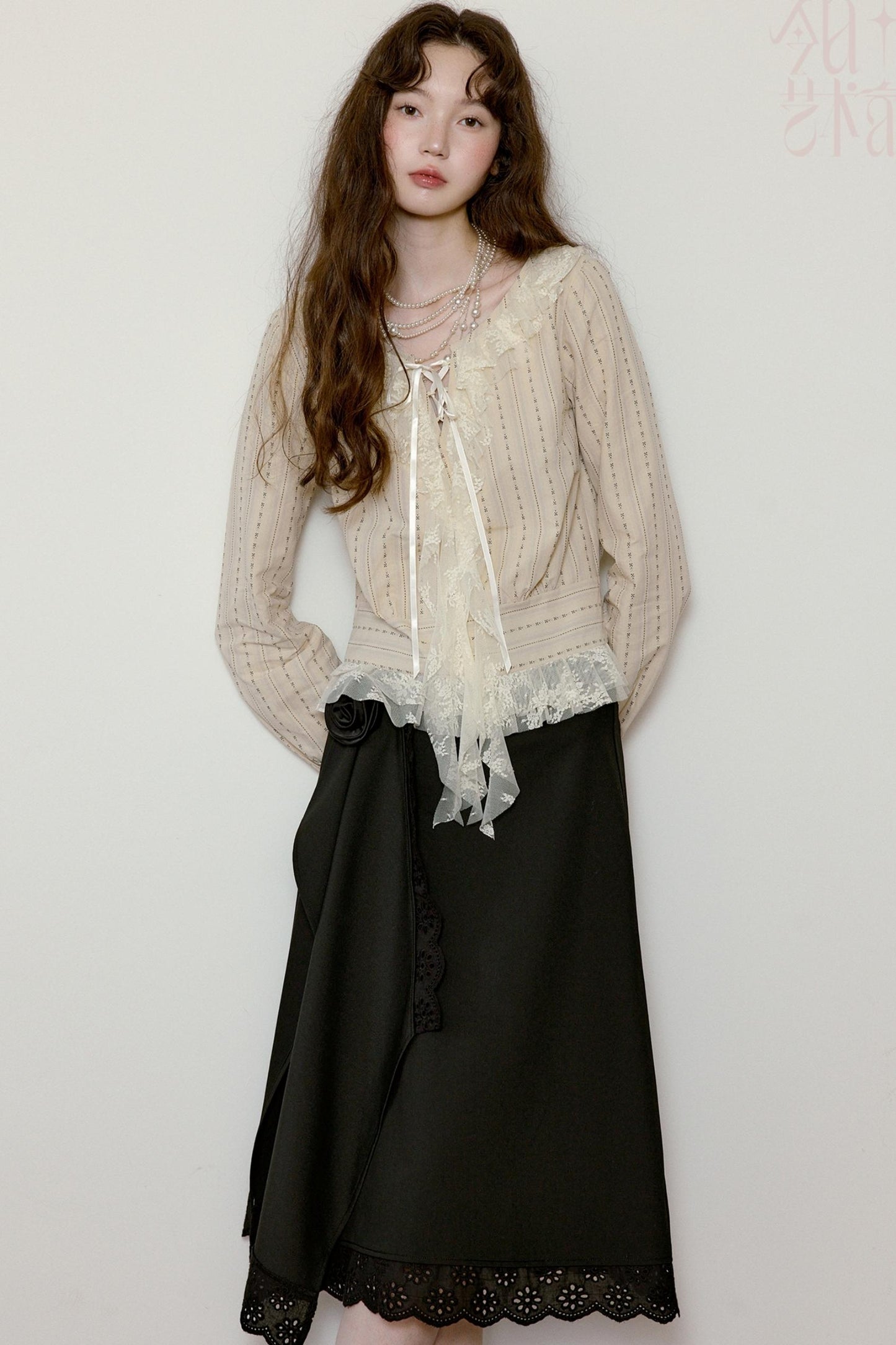 Original Black Retro A-Line Skirt