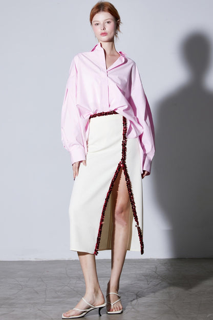 Structured Sequin High-end Skirt