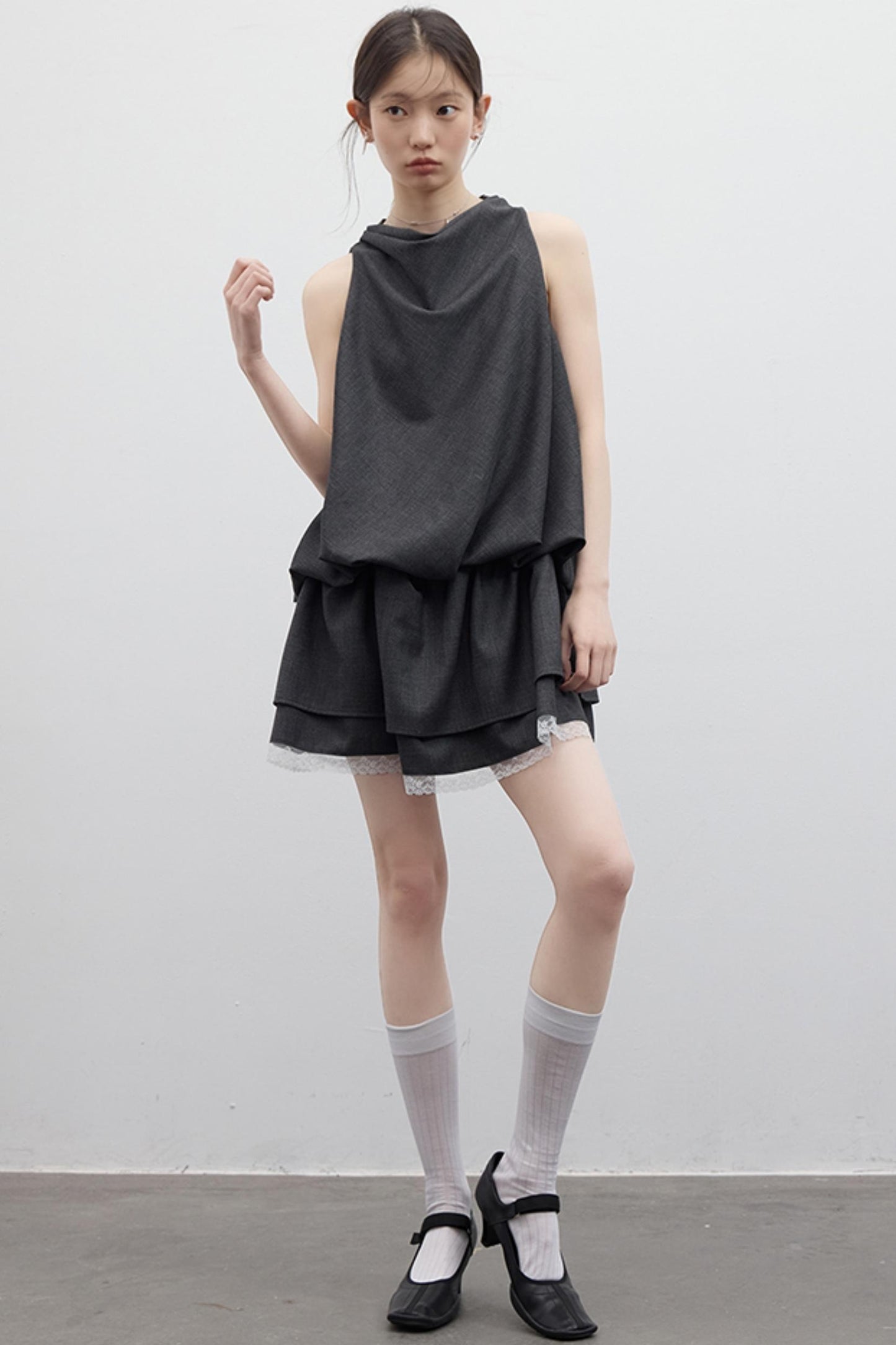 Draped Bubble Dress