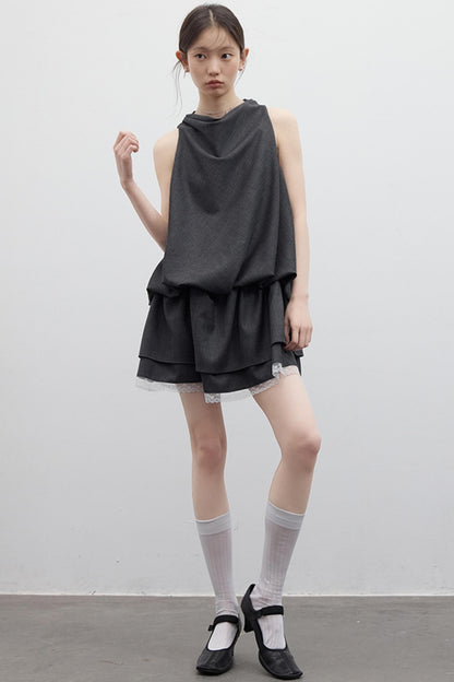 Draped Bubble Dress