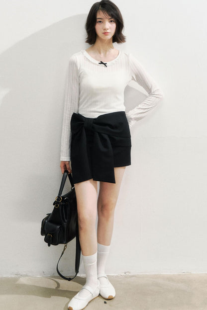 Bow Short Skirt