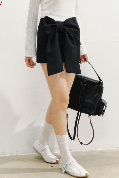 Bow Short Skirt