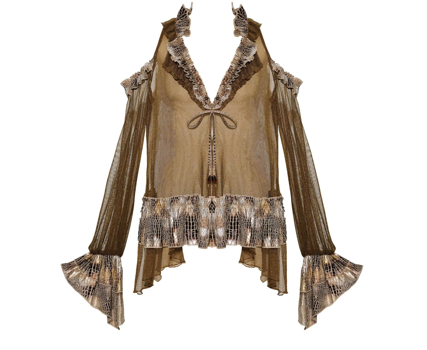 Gilded Snake Cardigan