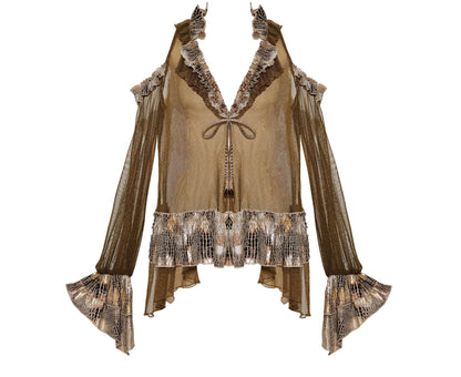 Gilded Snake Cardigan