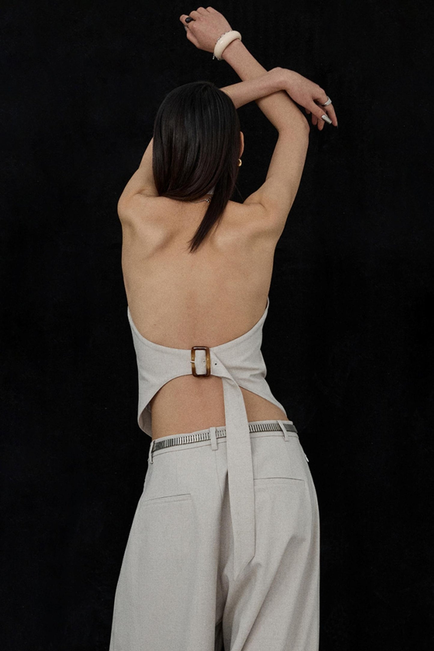 Apricot Scimitar Trouser Vest Set-Up