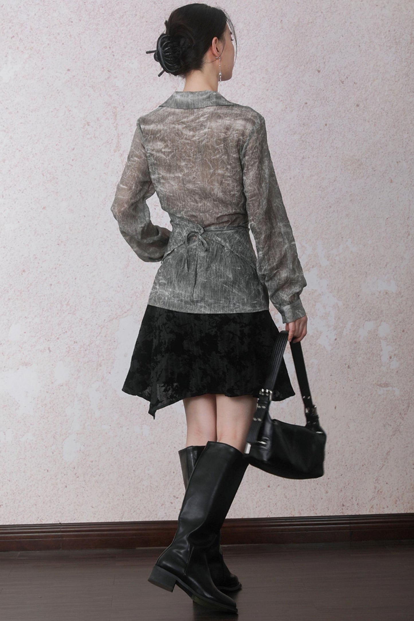 Autumn Gray Texture Shirt