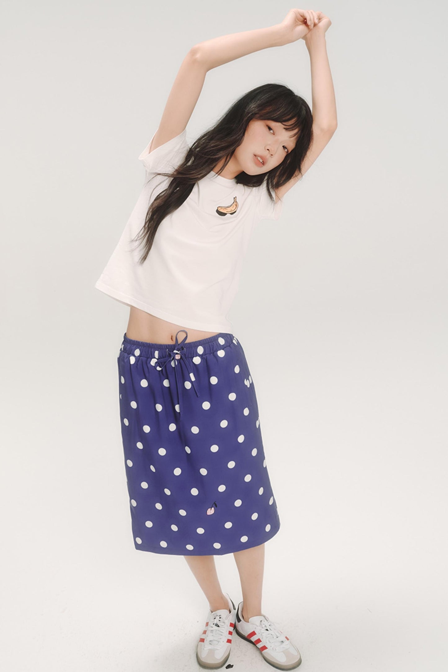 Cherry Polka Dot Skirt