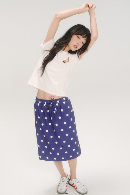 Cherry Polka Dot Skirt