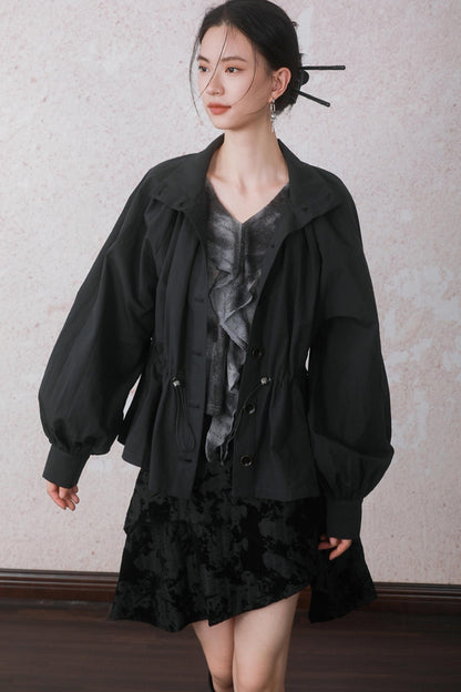 Autumn Staggered Asymmetrical Skirt