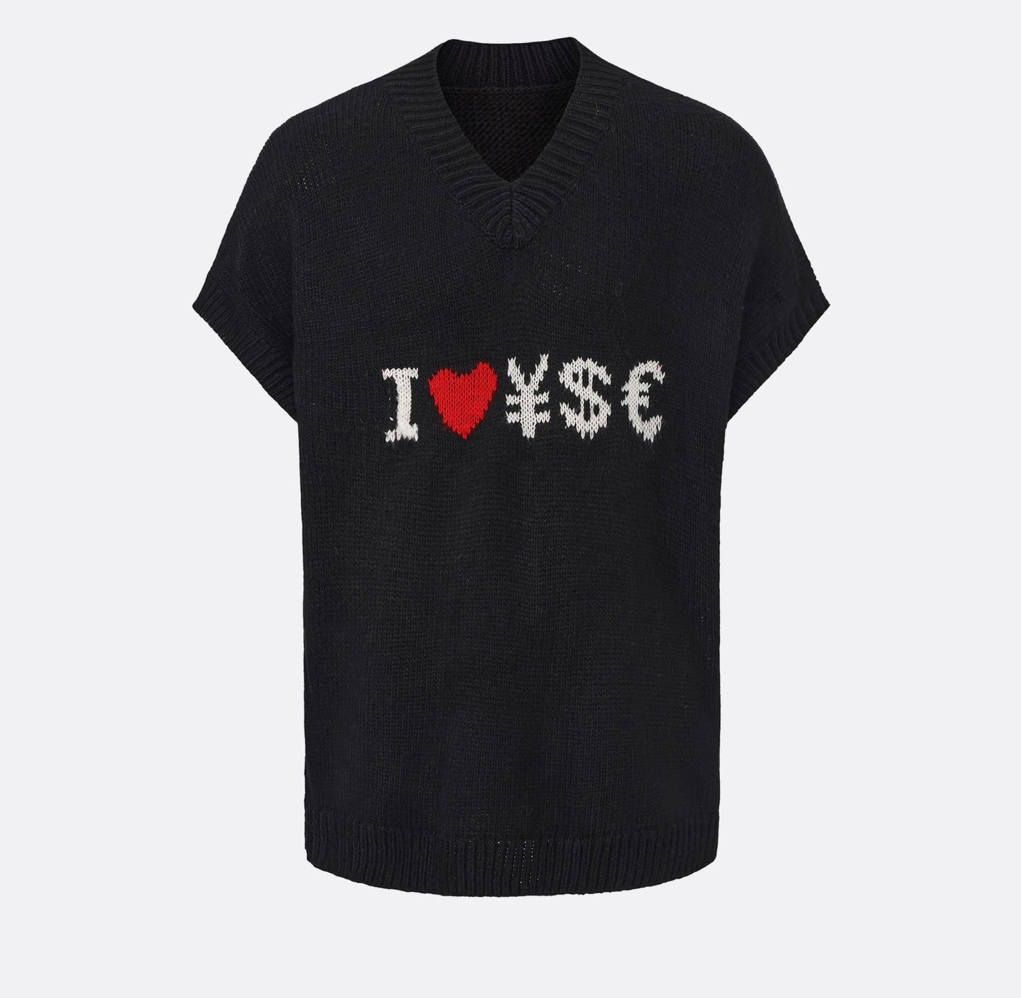 Street Two-Tone Knitted Vest