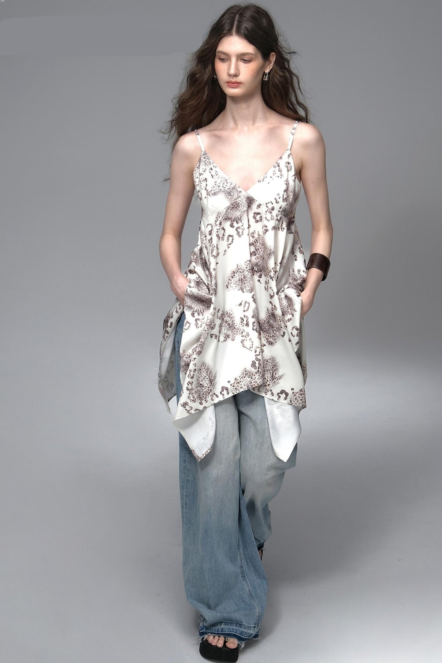 Bronze Leopard Skirt Camisole