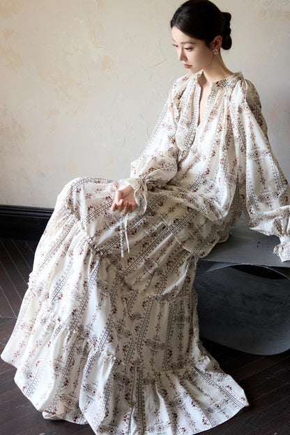 Retro National Resort Style Skirt