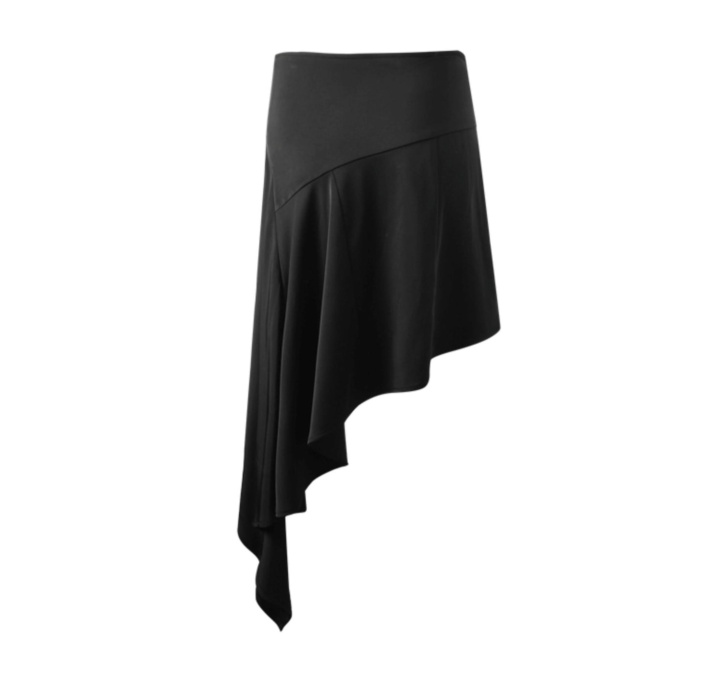 Summer Wavy Black Skirt