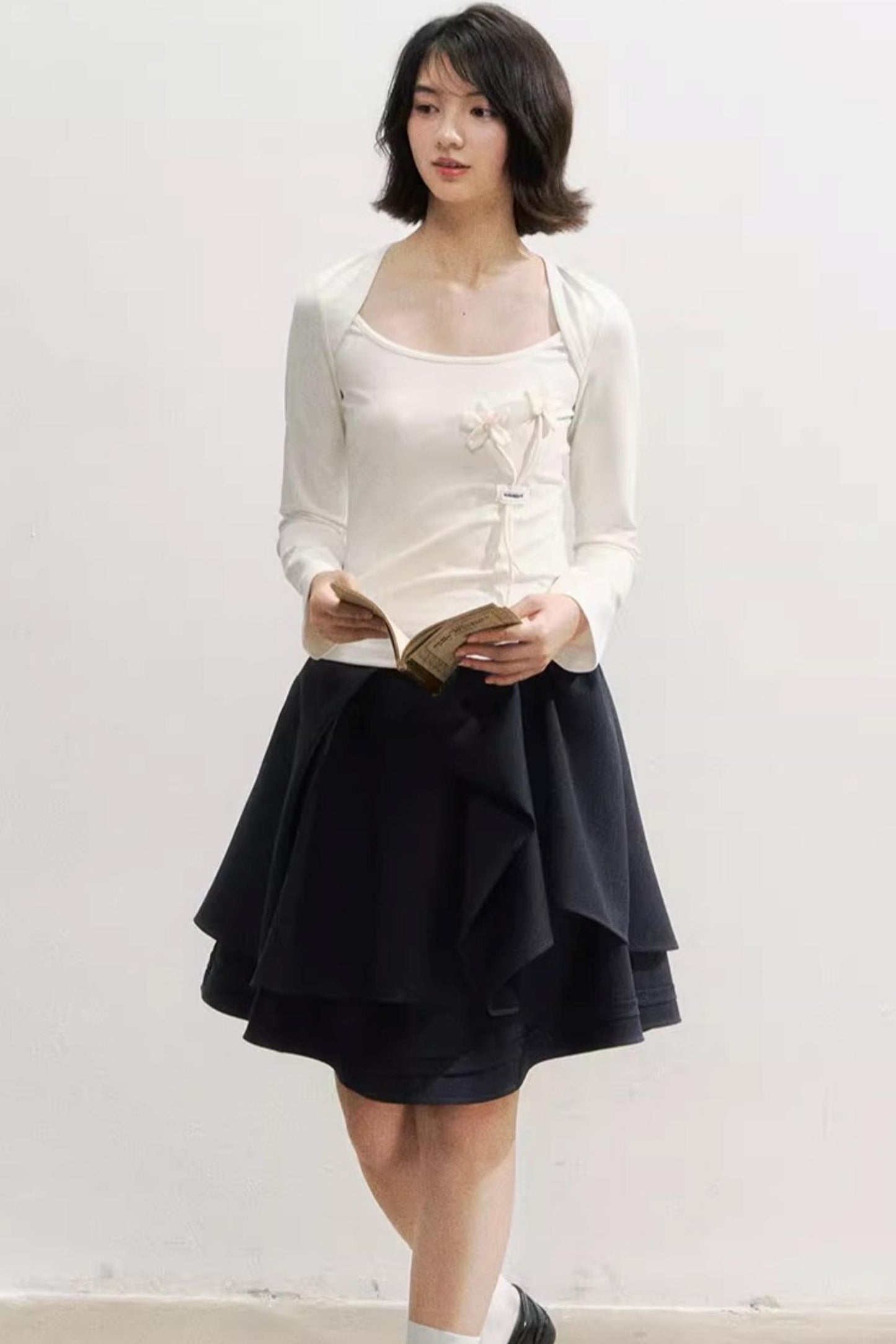 Vintage Bow Design Skirt